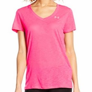 Under Armour Tech Slub Short Sleeve V-neck Heatgear Tee 1275332